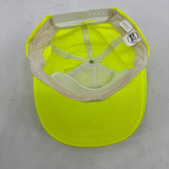 Vintage Miller Genuine Draft Hat Mens Snapback Neon Nylon 90s Trucker Cap MGD - Picture 7 of 13